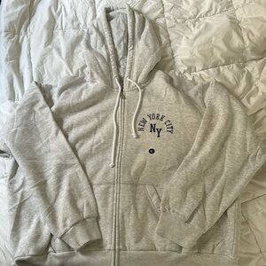 Zip up Hollister hoodie